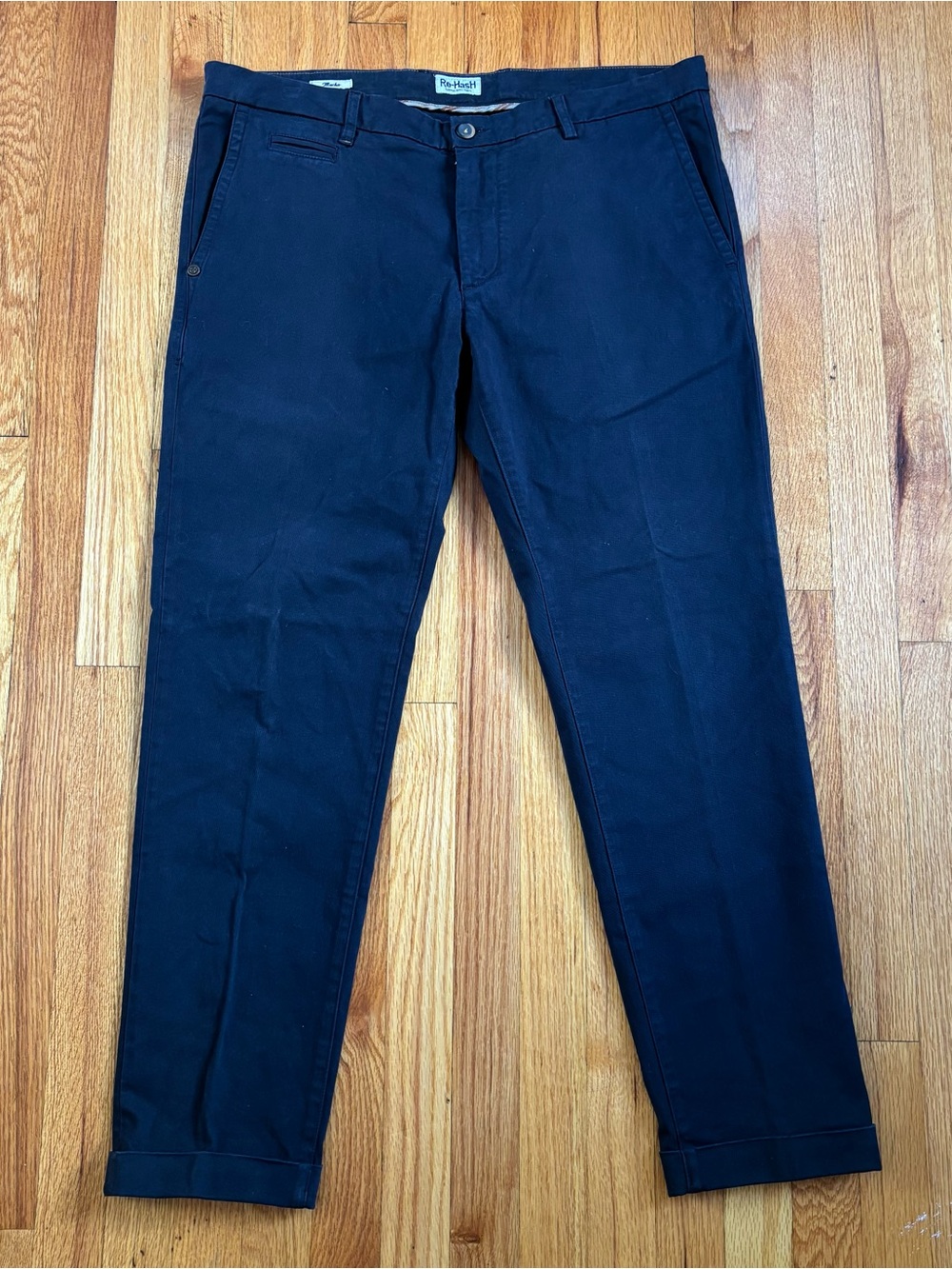Re-Hash Mucha Men's Navy Chinos 38x30